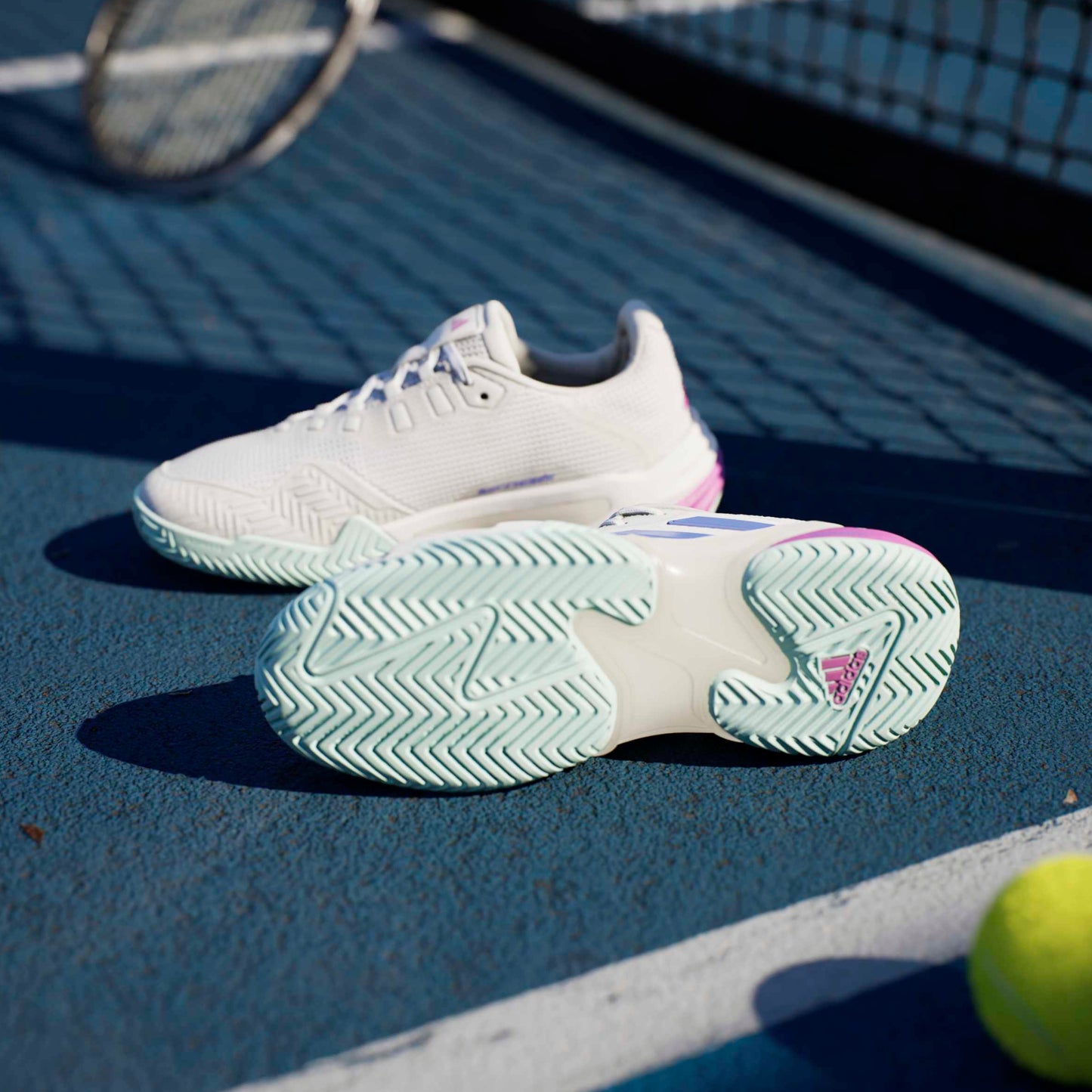 ADIDAS SHOE BARRICADE 13 WN WHITE/PURPLE BURST (AW24)