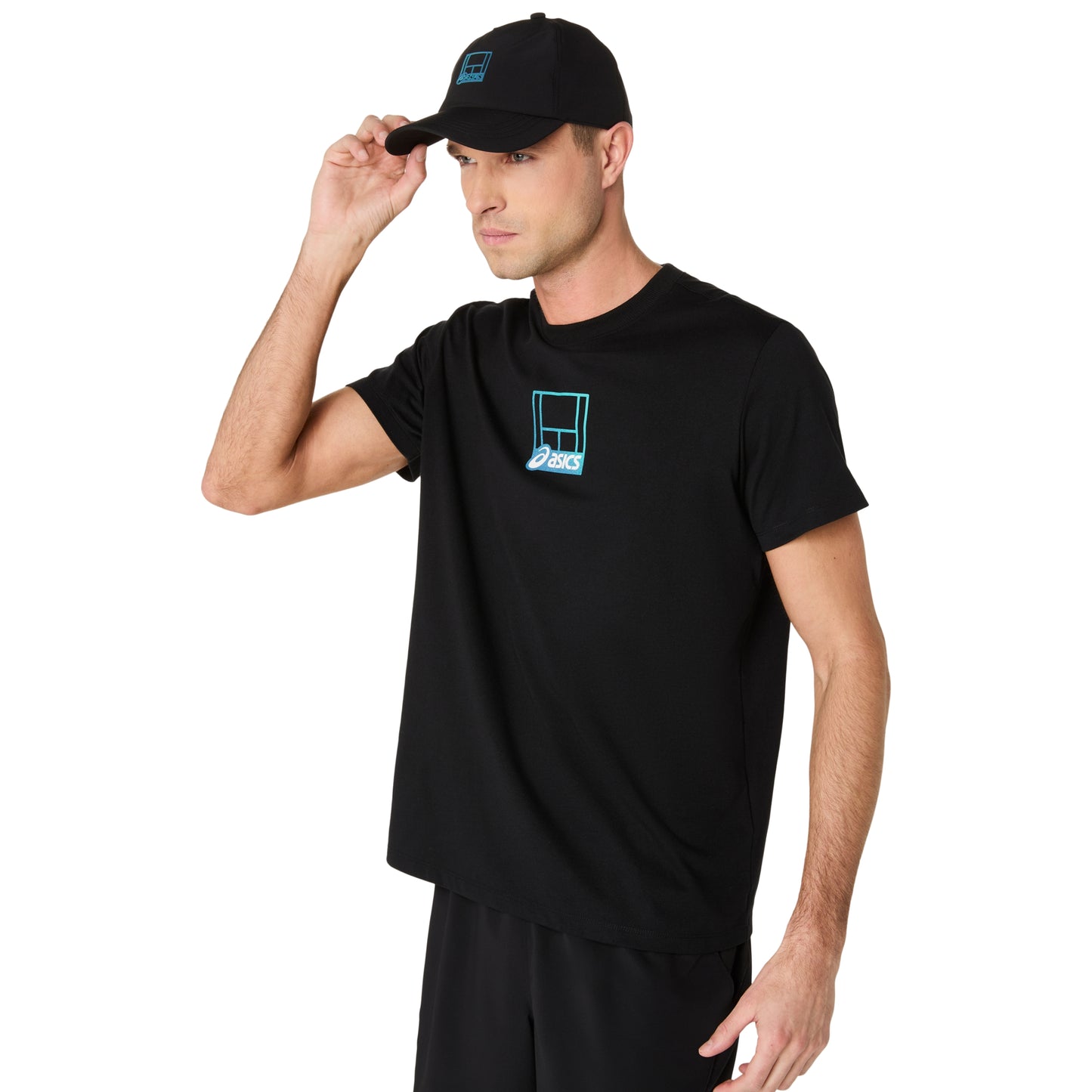 ASICS CAP COURT CORE GRAPHIC PERFORMANCE BLACK (AW25)