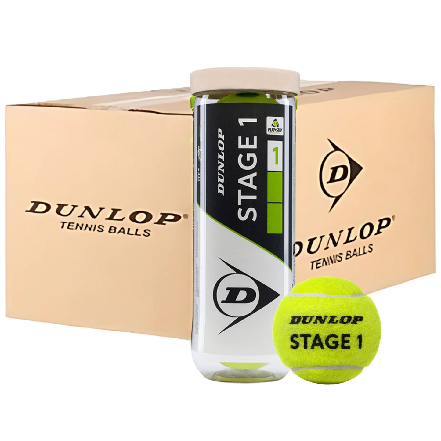 Dunlop Stage 1 tennis balls box of 27