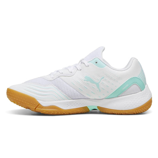 PUMA SHOE INDOOR SOLARFLASH III WN WHITE/PEPPERMINT (AW24)