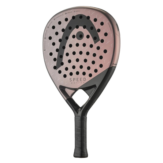 Head Padel racket with perforated design and visible brand logo on a white background