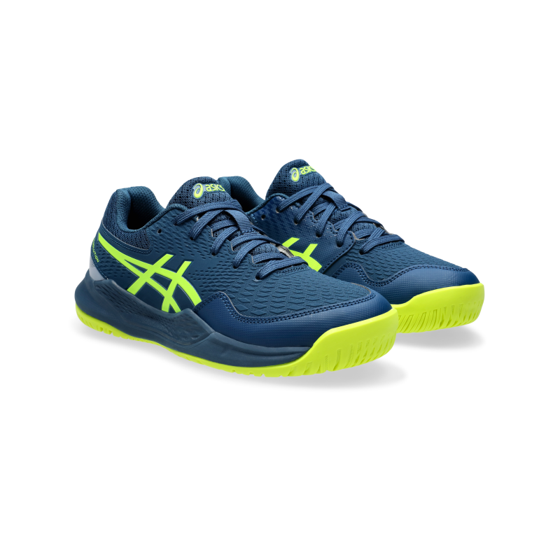 ASICS SHOE G-RESOLUTION 9 KID MAKO BLUE/YELLOW (AW24)