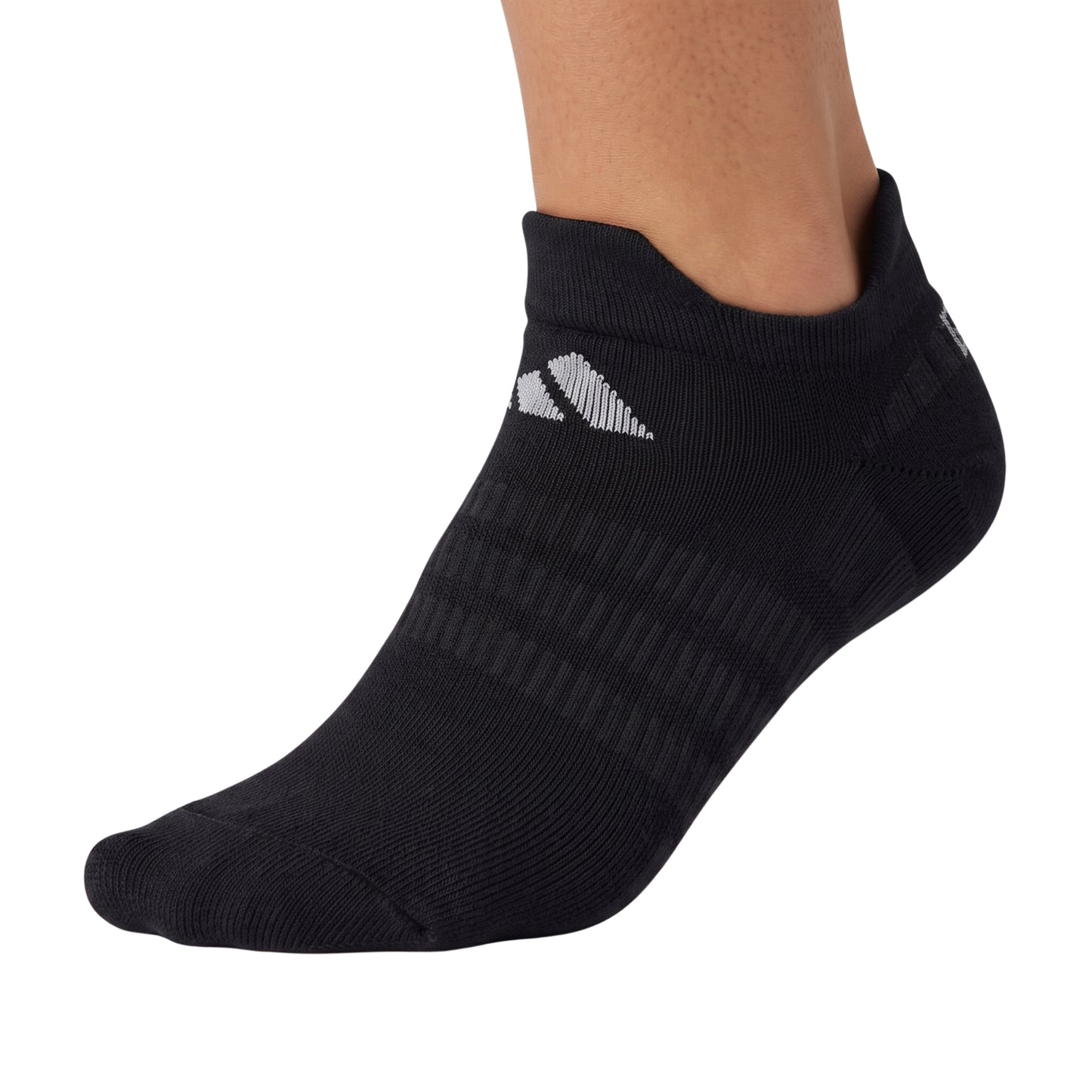 ADIDAS SOCK TENNIS LOW CUT CUSHIONED BLACK/GREY (1)