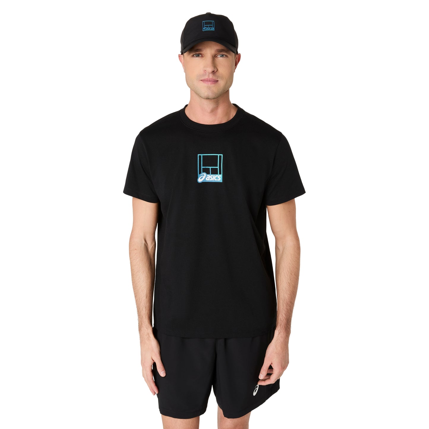 ASICS CAP COURT CORE GRAPHIC PERFORMANCE BLACK (AW25)