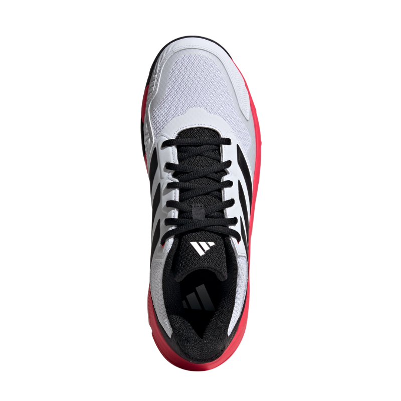 ADIDAS SHOE COURTJAM CONTROL 3 MN CLOUD WHITE/CORE BLACK/LUCID RED (SS25)