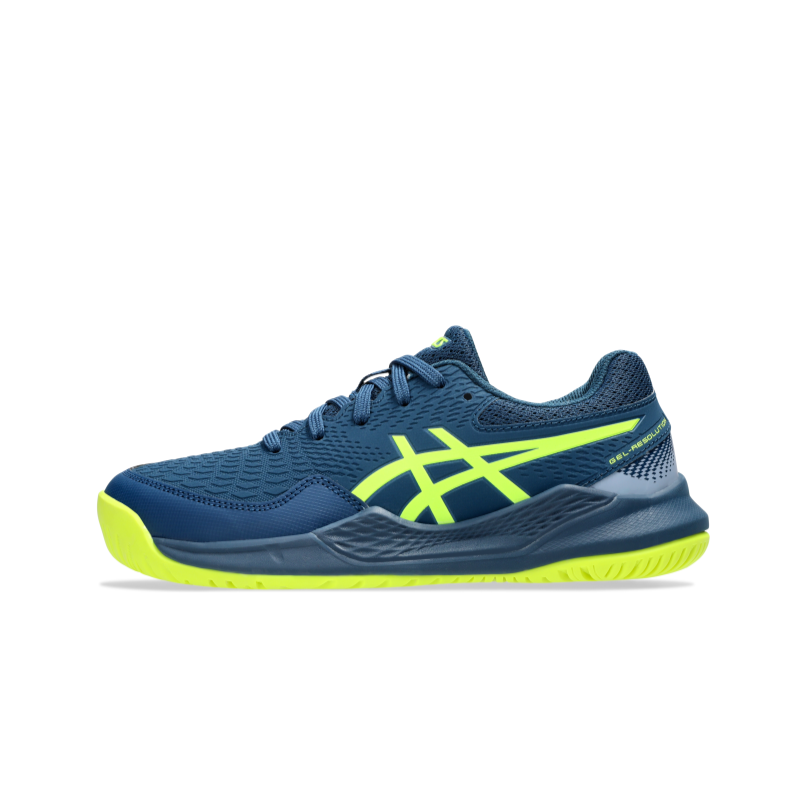 ASICS SHOE G-RESOLUTION 9 KID MAKO BLUE/YELLOW (AW24)