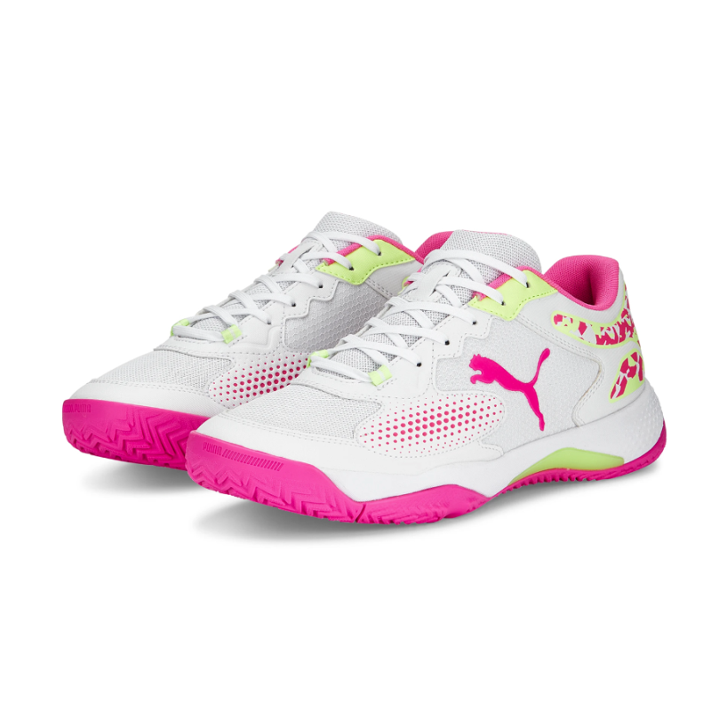 PUMA SHOE SOLARCOURT RCT WN WHITE/RAVISH/YELLOW (SS24)