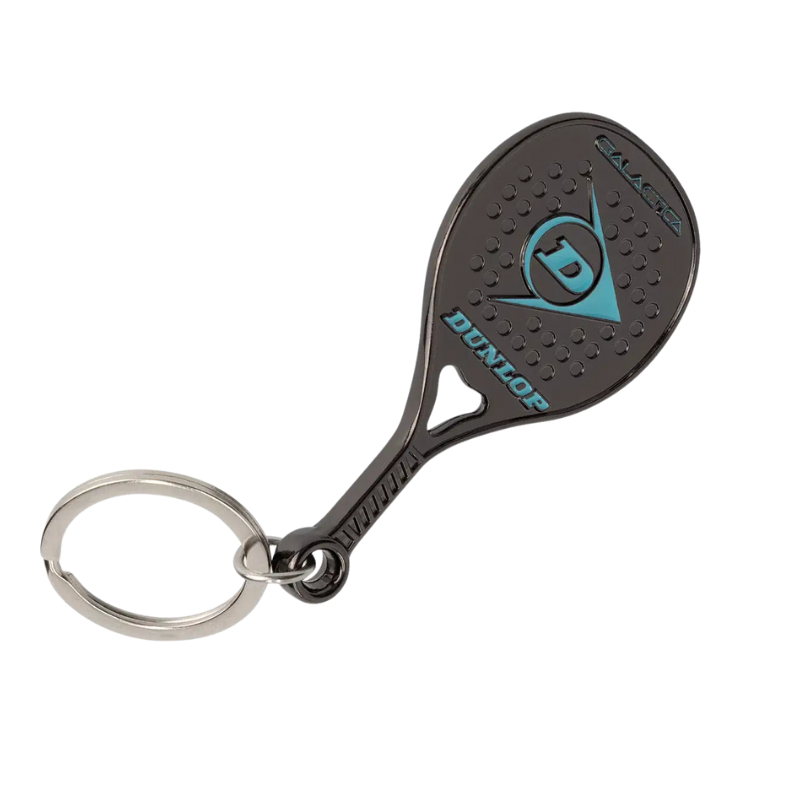 DUNLOP KEYRING PADEL GALACTICA PRO PETROL GREEN/SILVER