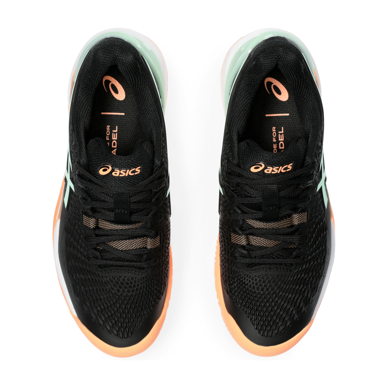 ASICS SHOE G-RESOLUTION 9 PADEL WN BLACK/MINT TINT (SS24) (TBD)