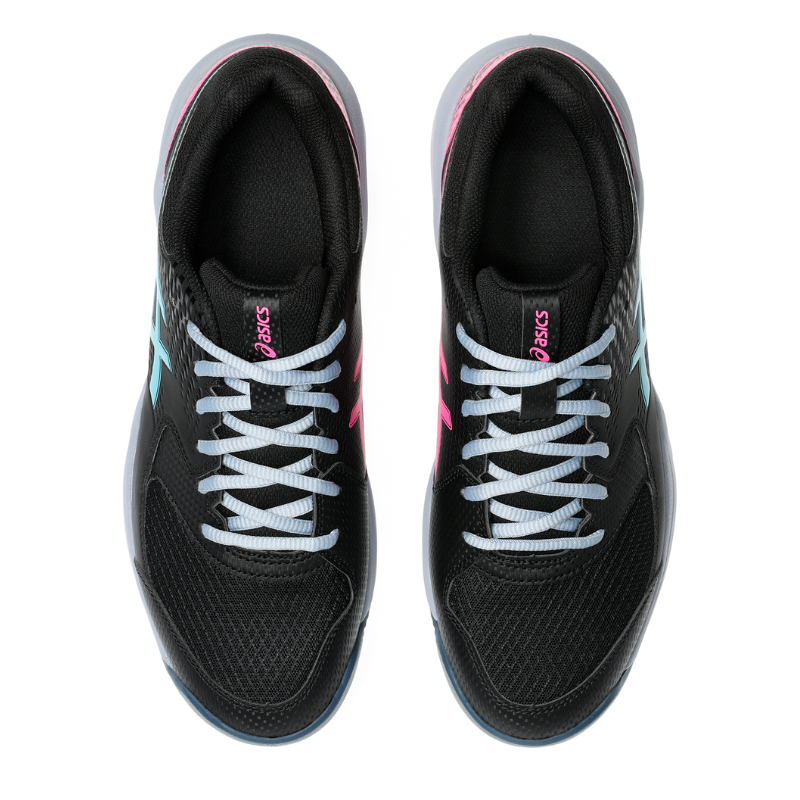 ASICS SHOE G-DEDICATE 8 PADEL MN BLACK/ENERGY AQUA (SS25)