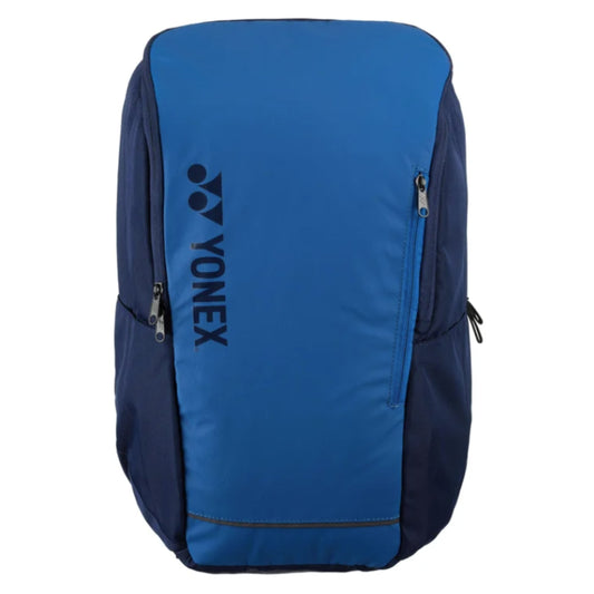 Blue backpack with Yonex logo on a white background