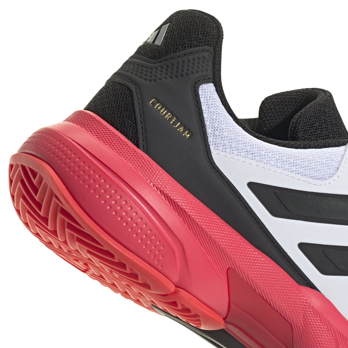 ADIDAS SHOE COURTJAM CONTROL 3 MN CLOUD WHITE/CORE BLACK/LUCID RED (SS25)