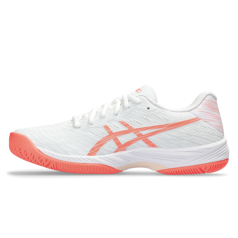 ASICS SHOE G-GAME 9 WN WHITE/SUN CORAL (SS24)