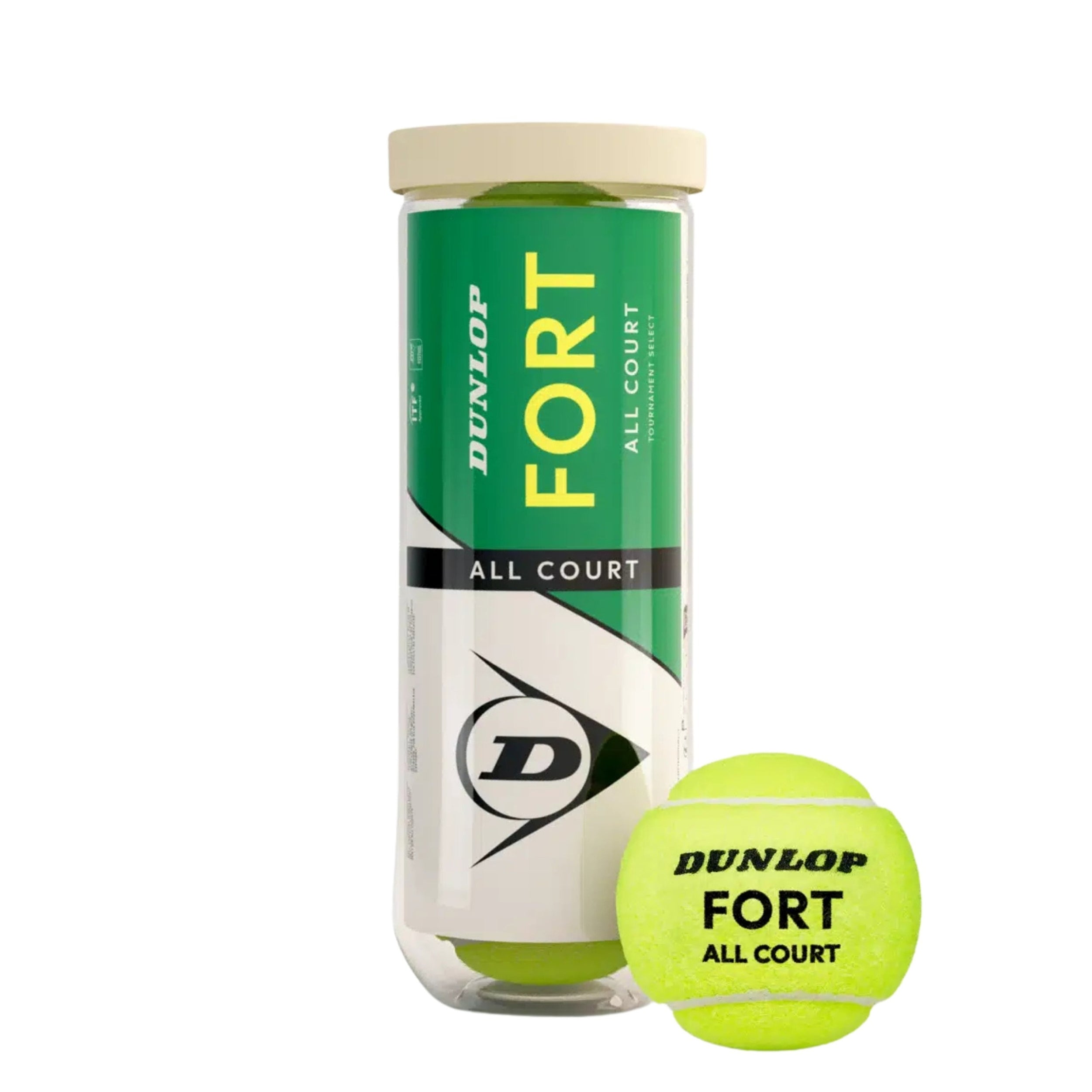 DUNLOP BALL TENNIS FORT ALL COURT S/L / CAN (3) – Baseline Racquets