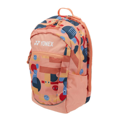 Colorful backpack with Yonex logo on a white background
