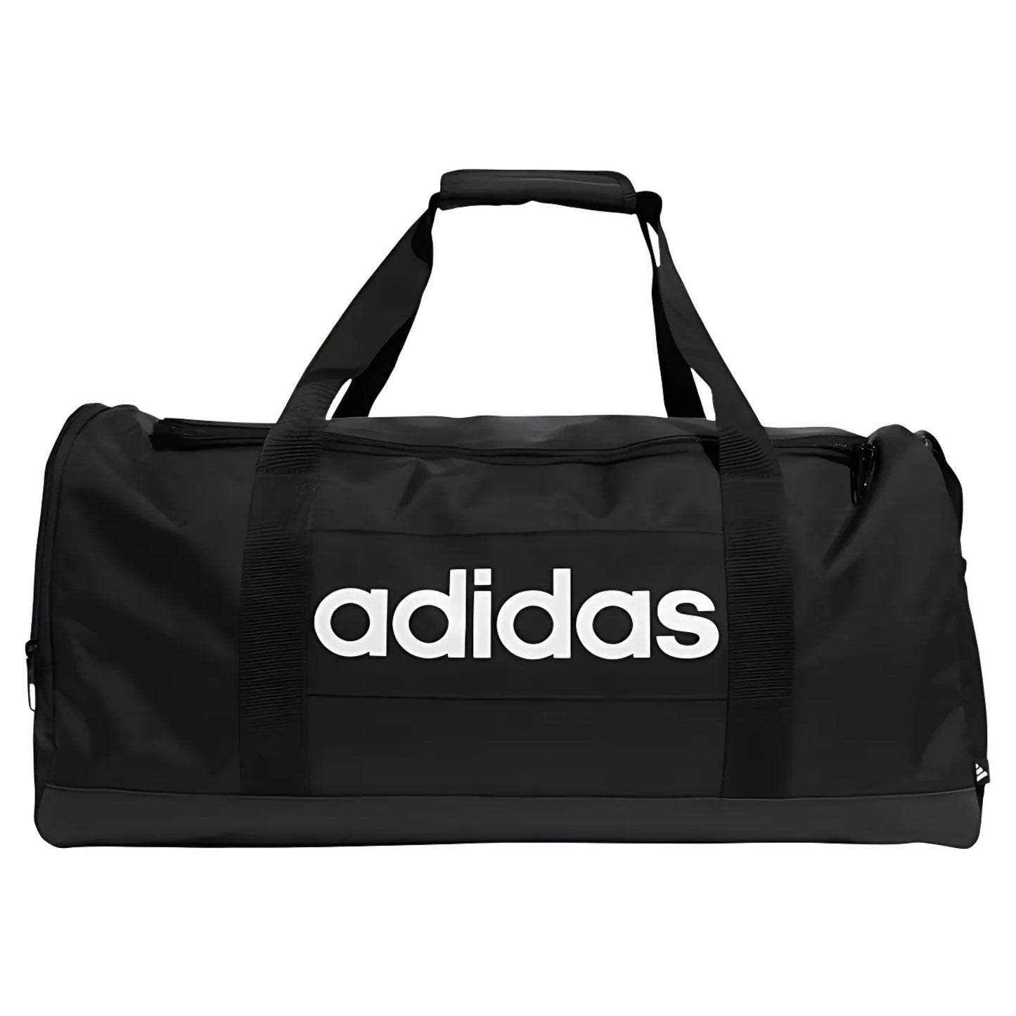 ADIDAS BAG DUFFEL LINEAR MEDIUM BLACK/WHITE