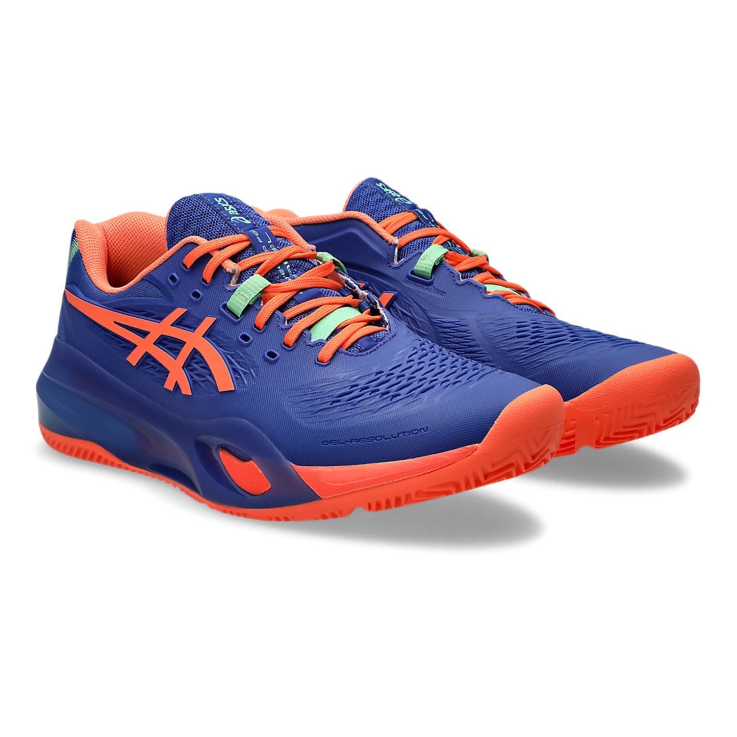 ASICS SHOE G-RESOLUTION X PADEL MN DARK COBALT/VIVID CORAL (AW25)