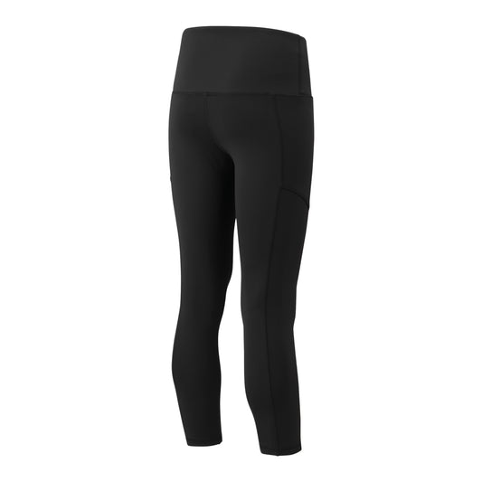 Black Yonex leggings on a white background