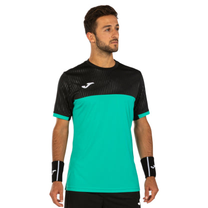 JOMA SHIRT TEE MONTREAL MN TEAL/BLACK (AW24)