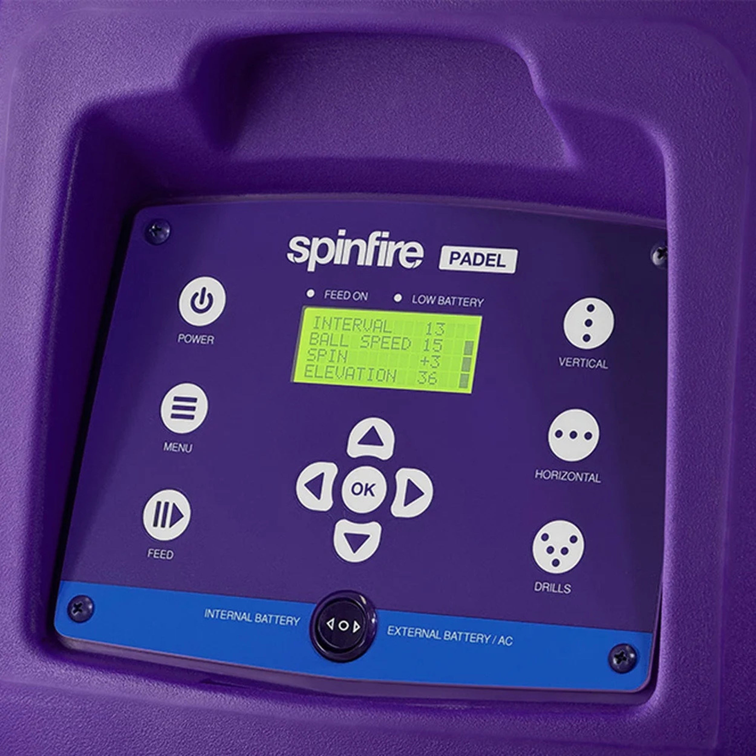 SPINFIRE PADEL BALL MACHINE (PRO 2 V2) COMPLETE – Baseline Racquets