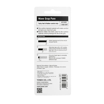 YONEX GRIP OVERGRIP WAVE YEL