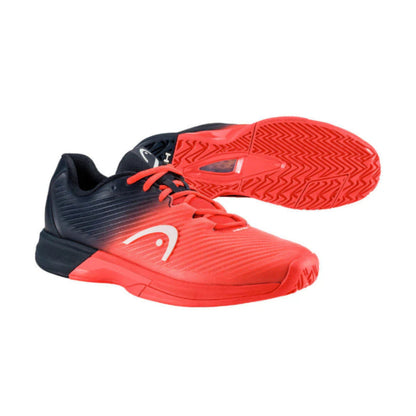 HEAD SHOE REVOLT PRO 4.0 KID BLUEBERRY/FIERY CORAL (SS25)