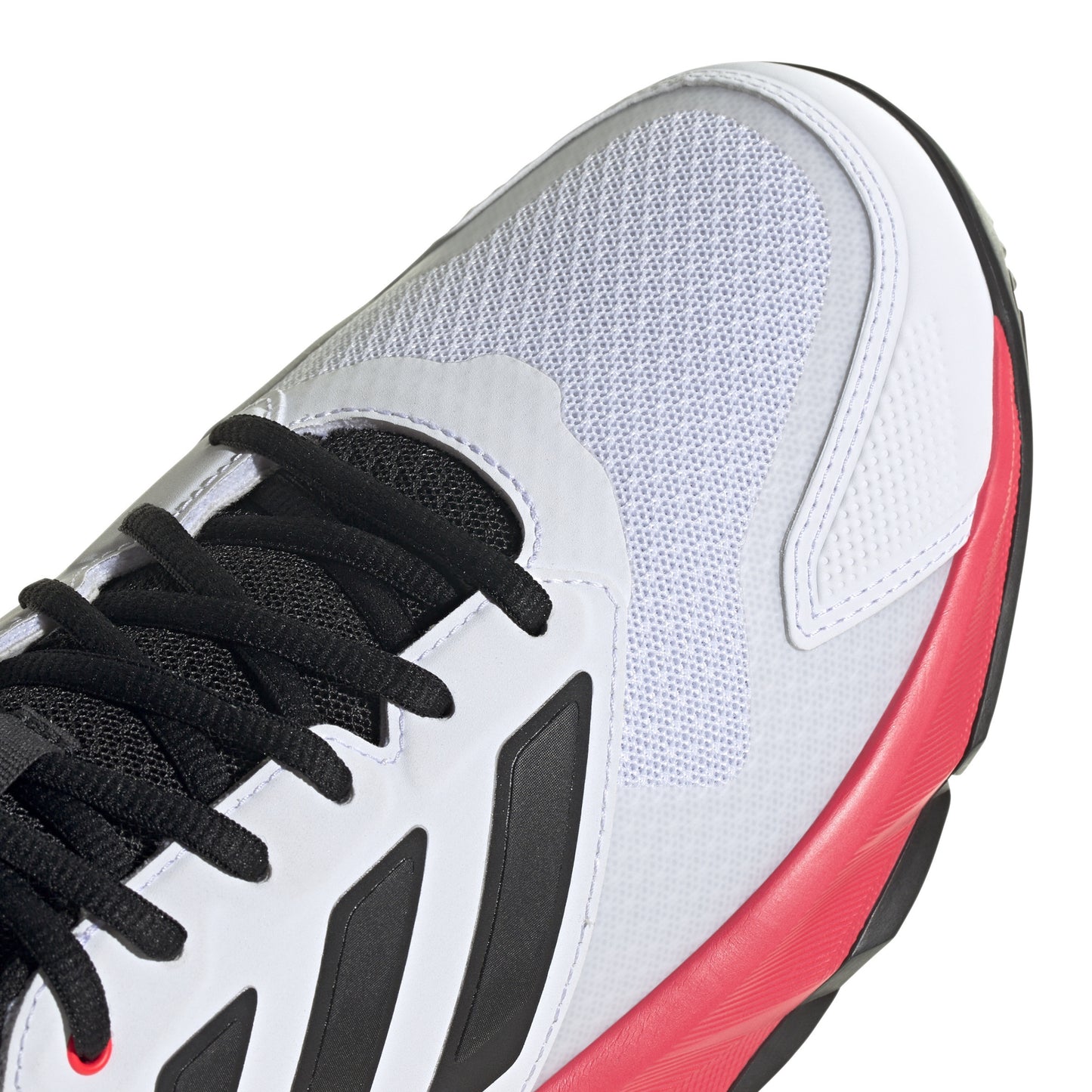 ADIDAS SHOE COURTJAM CONTROL 3 MN CLOUD WHITE/CORE BLACK/LUCID RED (SS25)