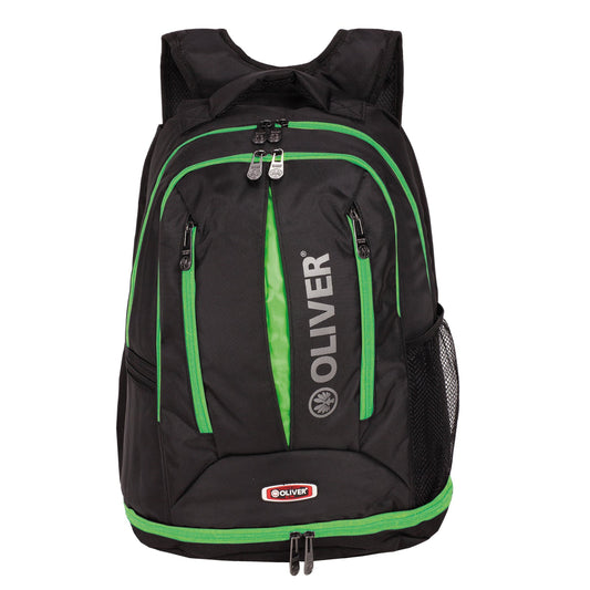 OLIVER BAG BACKPACK TS BLACK/GREEN