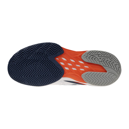 MIZUNO SHOE NEO ACE MN WHITE/BLUE INSIGNIA/ORANGE (AW26)