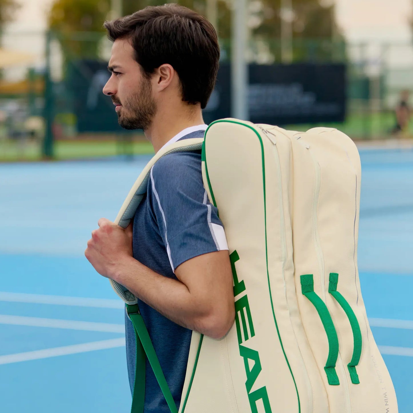 HEAD BAG ARTHUR ASHE 9R LARGE WHITE/GREEN