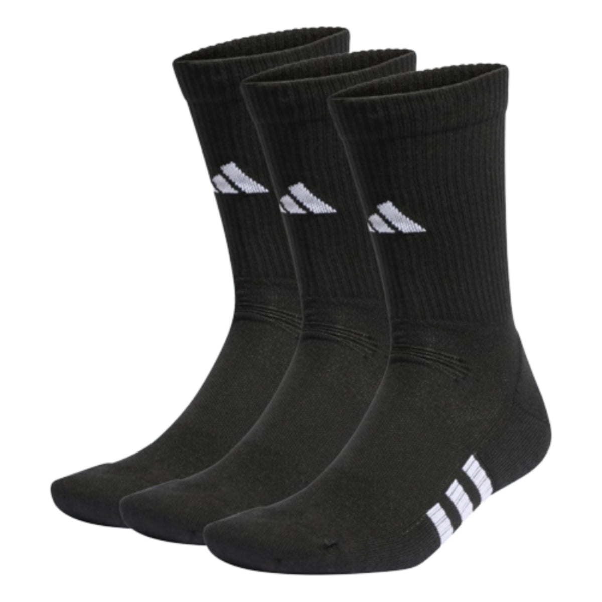 ADIDAS SOCK PERFORMANCE CREW CUSHIONED BLK (3) (SS23)