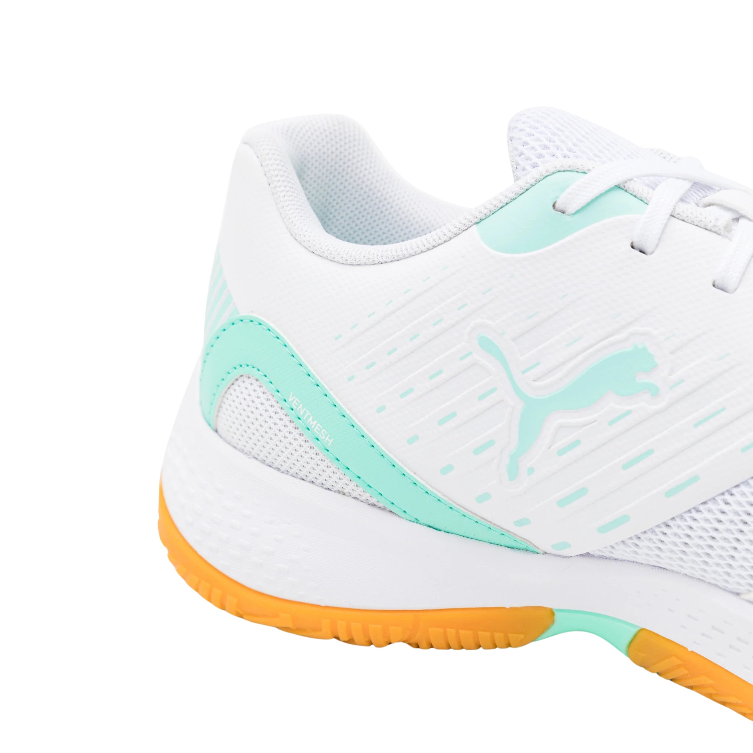 PUMA SHOE INDOOR SOLARFLASH III WN WHITE/PEPPERMINT (AW24
