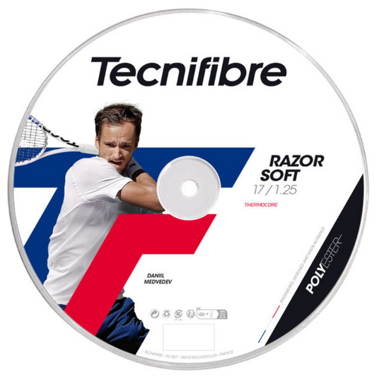 TECNIFIBRE STRING RAZOR SOFT 1.25MM 17G BLK REEL