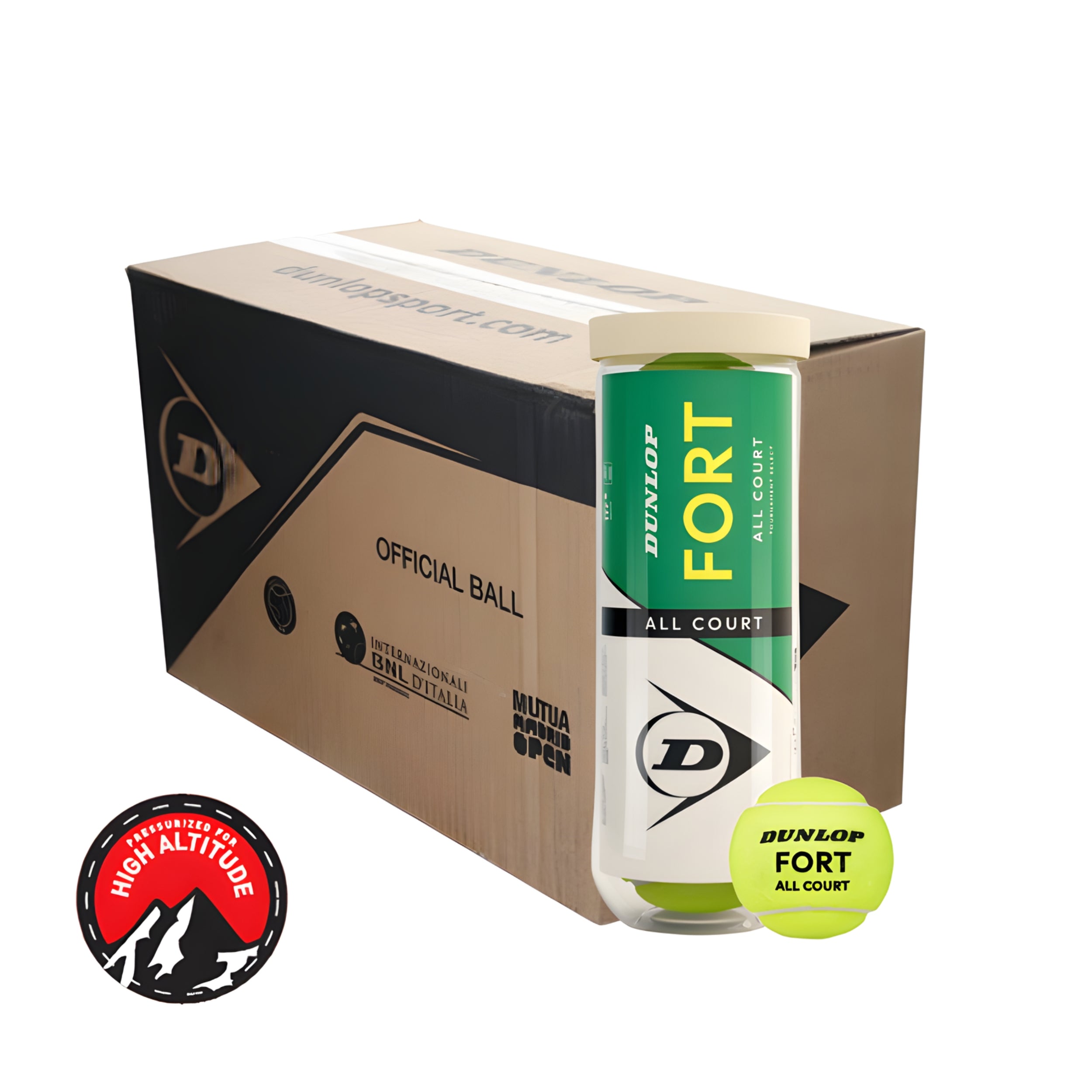 DUNLOP BALL TENNIS FORT ALL COURT H/A / BOX (72) – Baseline Racquets