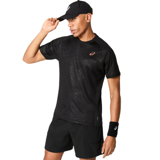 ASICS SHIRT TEE MATCH NIGHT ENERGY MN BLACK (AW25)