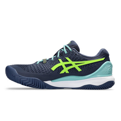 ASICS SHOE G-RESOLUTION 9 PADEL MN THUNDER BLU/ELECTRIC LIME (SS24) (TBD)