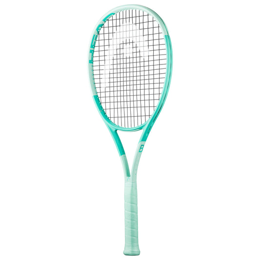 Light blue Head tennis racket on a white background