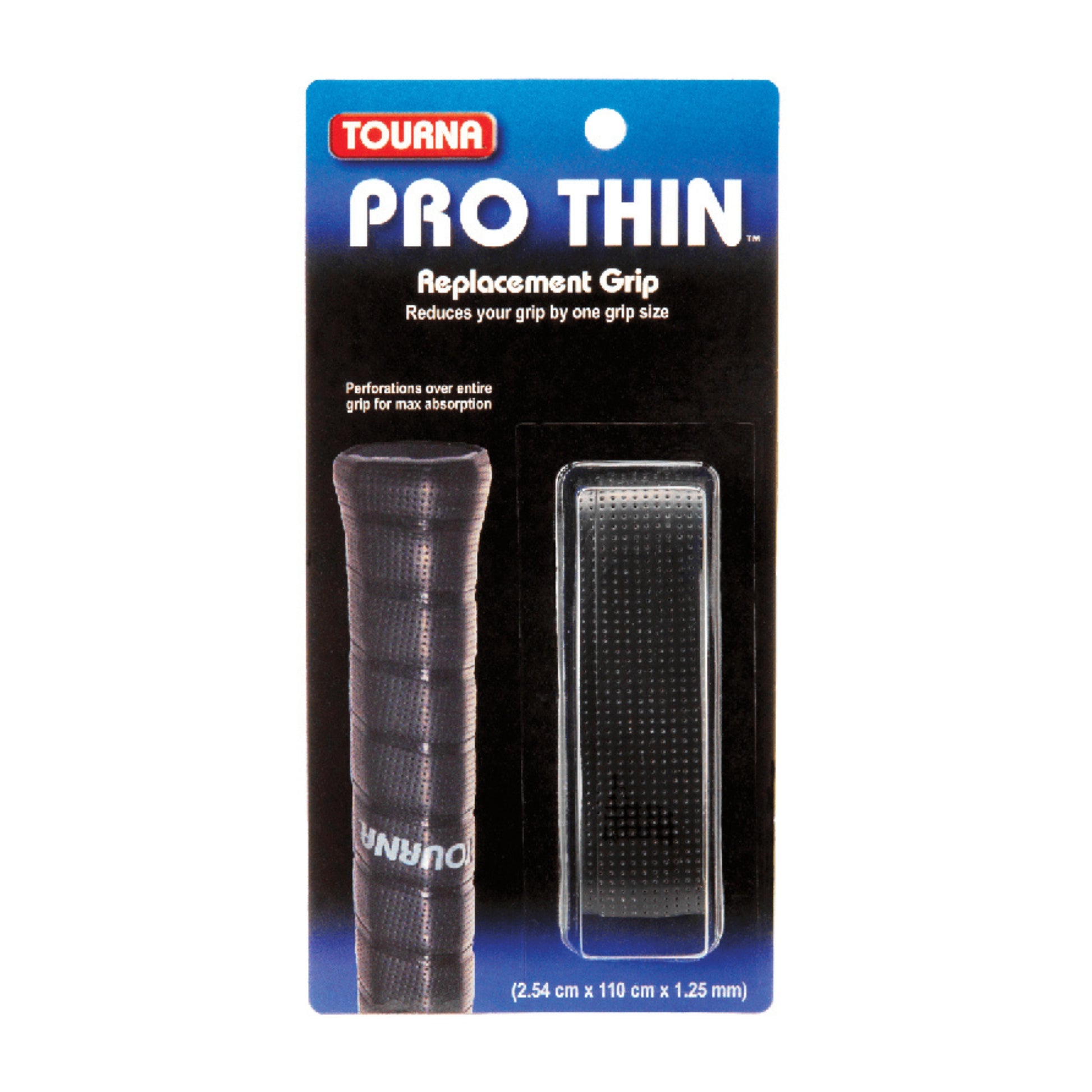 Tourena Pro Thin replacement grip packaging on a white background