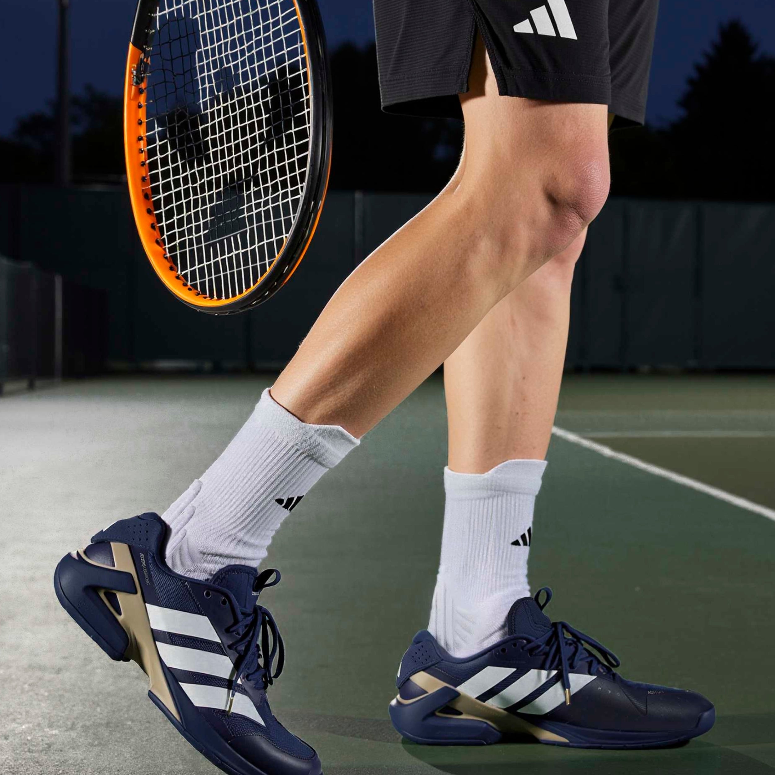 ADIDAS SHOE ADIZERO UBERSONIC 5 MN DARK BLUE/WHITE (SS26