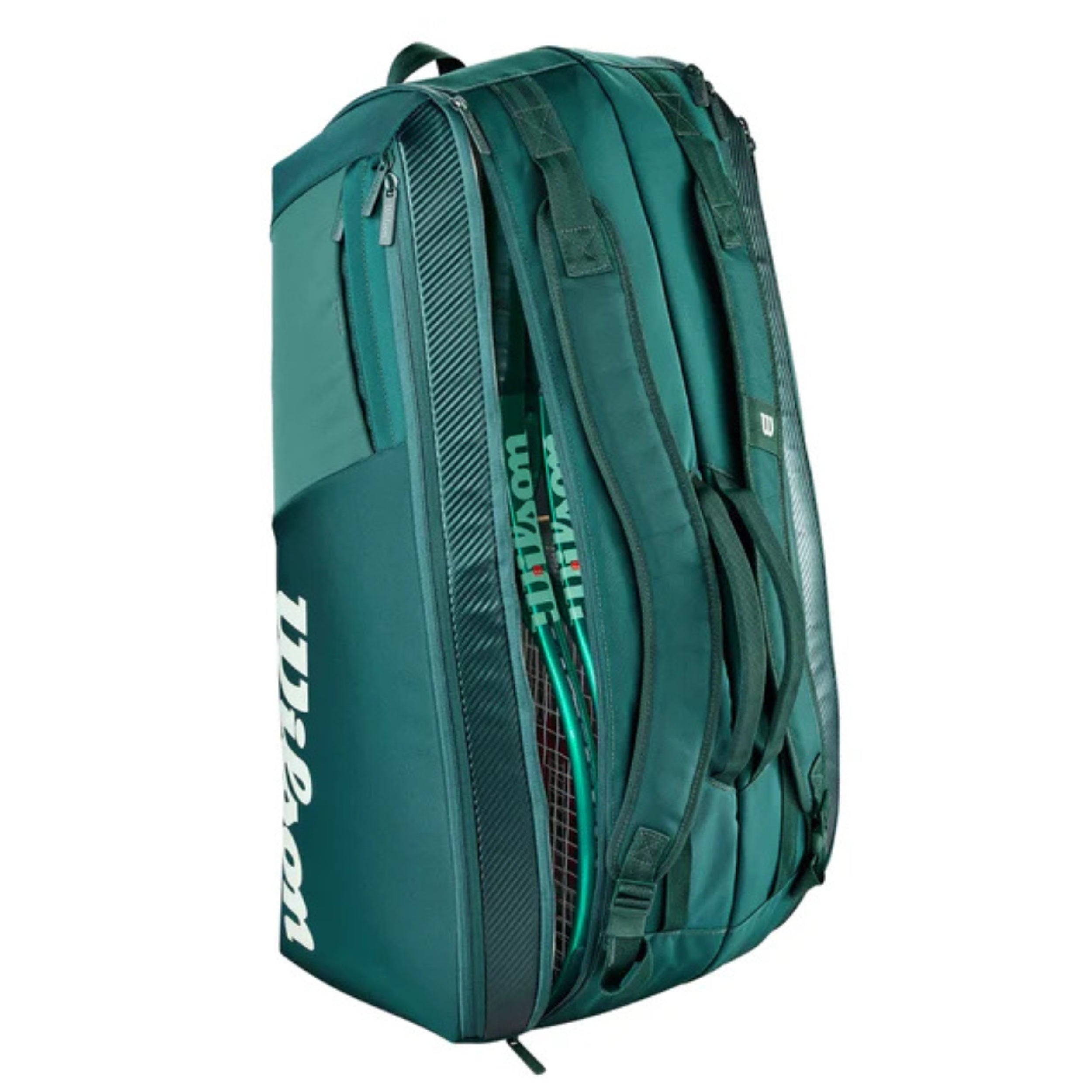 WILSON BAG BLADE V10 SUPER TOUR 9R EMERALD GREEN – Baseline Racquets