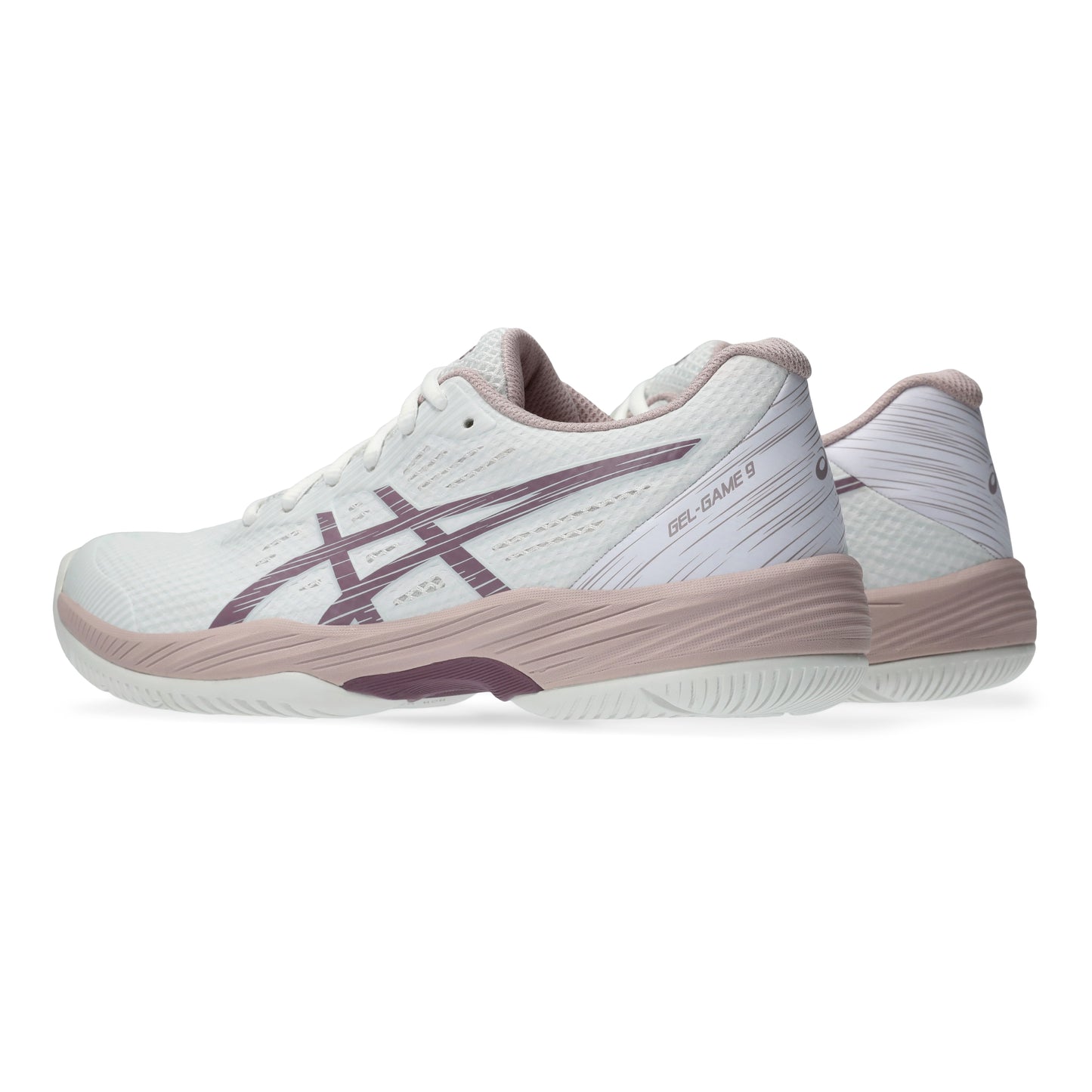 ASICS SHOE G-GAME 9 WN WHITE/DUSTY MAUVE (AW24)