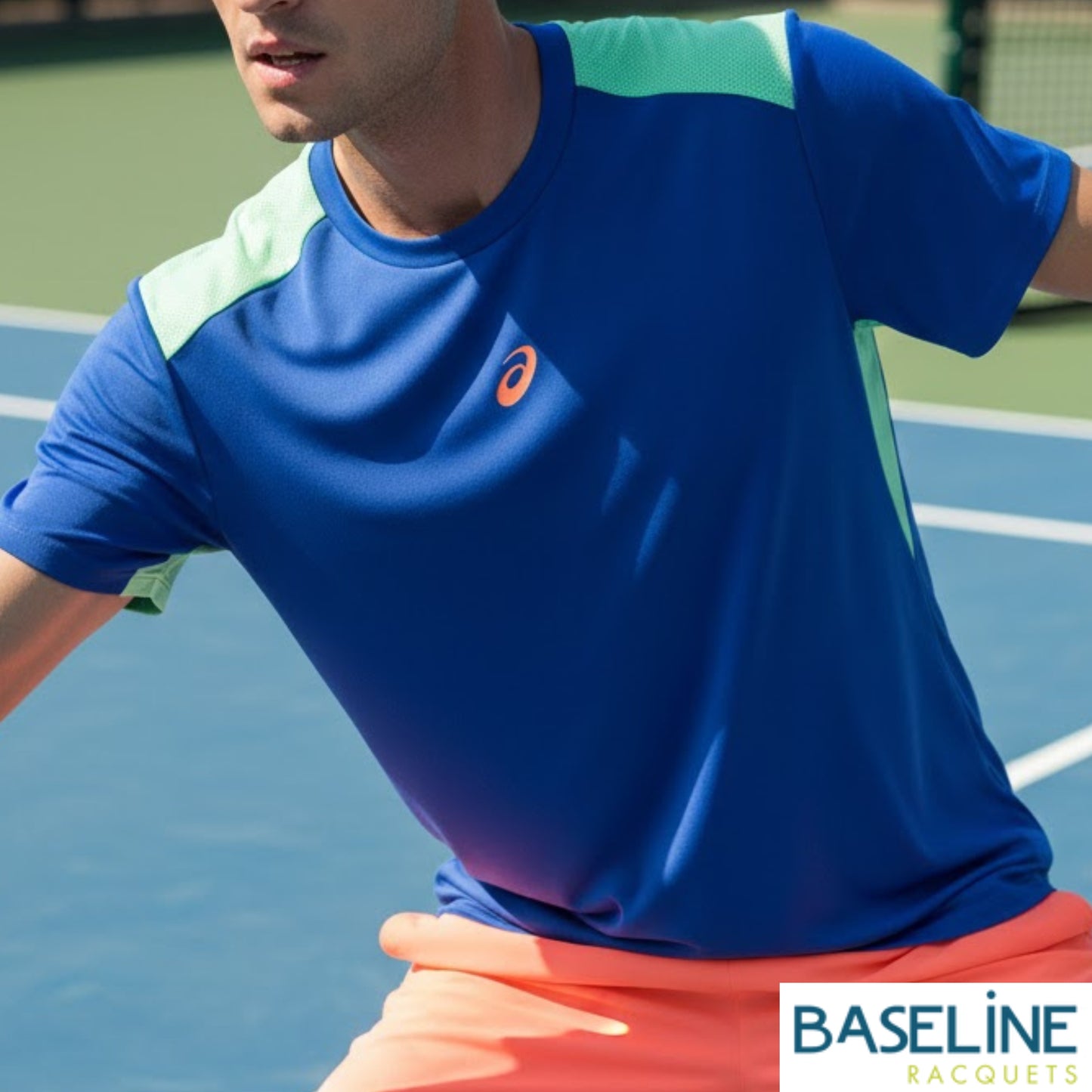 ASICS SHIRT TEE PADEL COURT MN DARK COBALT/MENTHOL (AW25)