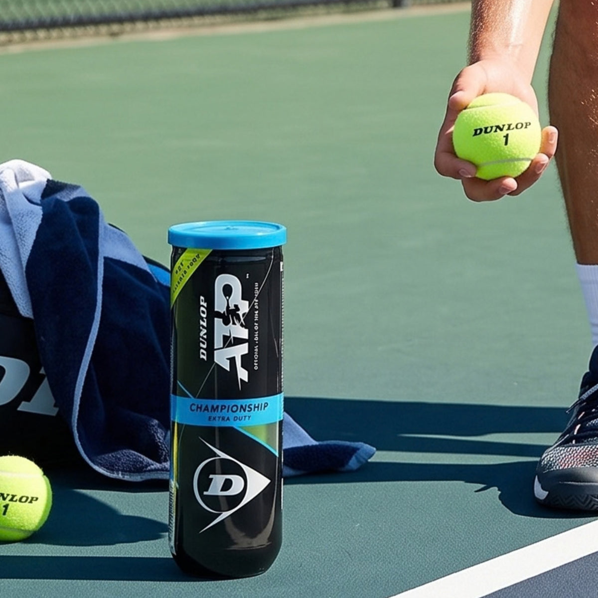 DUNLOP BALL TENNIS CHAMPIONSHIP EXTRA DUTY CAN (3) (TBD)