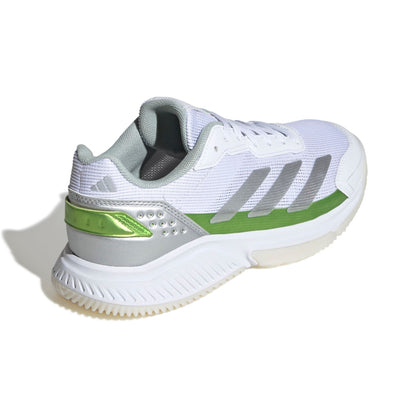 ADIDAS SHOE PADEL COURTQUICK WN WHITE/SILVER/LUCID LEMON (AW25)