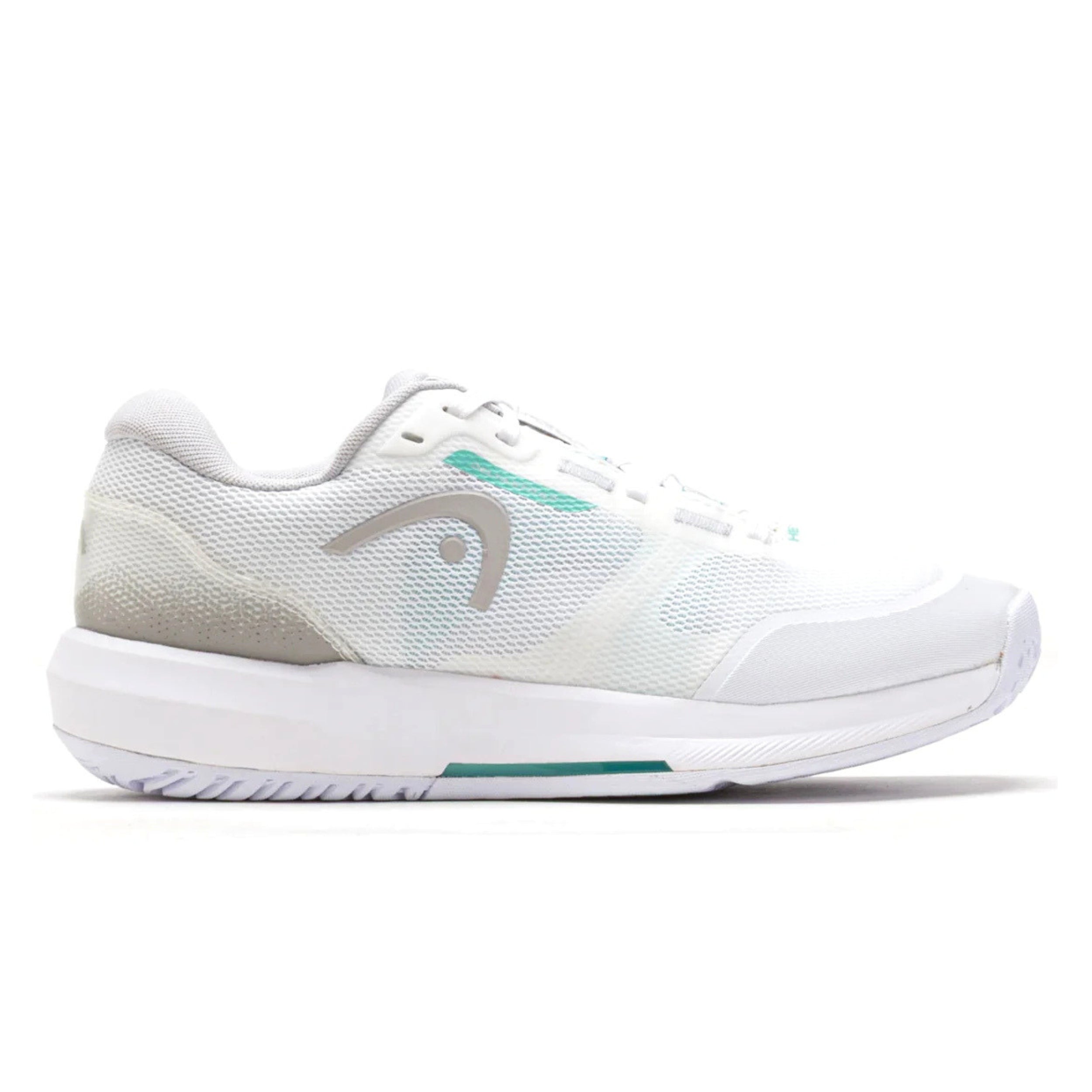 HEAD SHOE REVOLT EVO 5.0 WN WHITE/LIGHT GREY (SS26) – Baseline Racquets