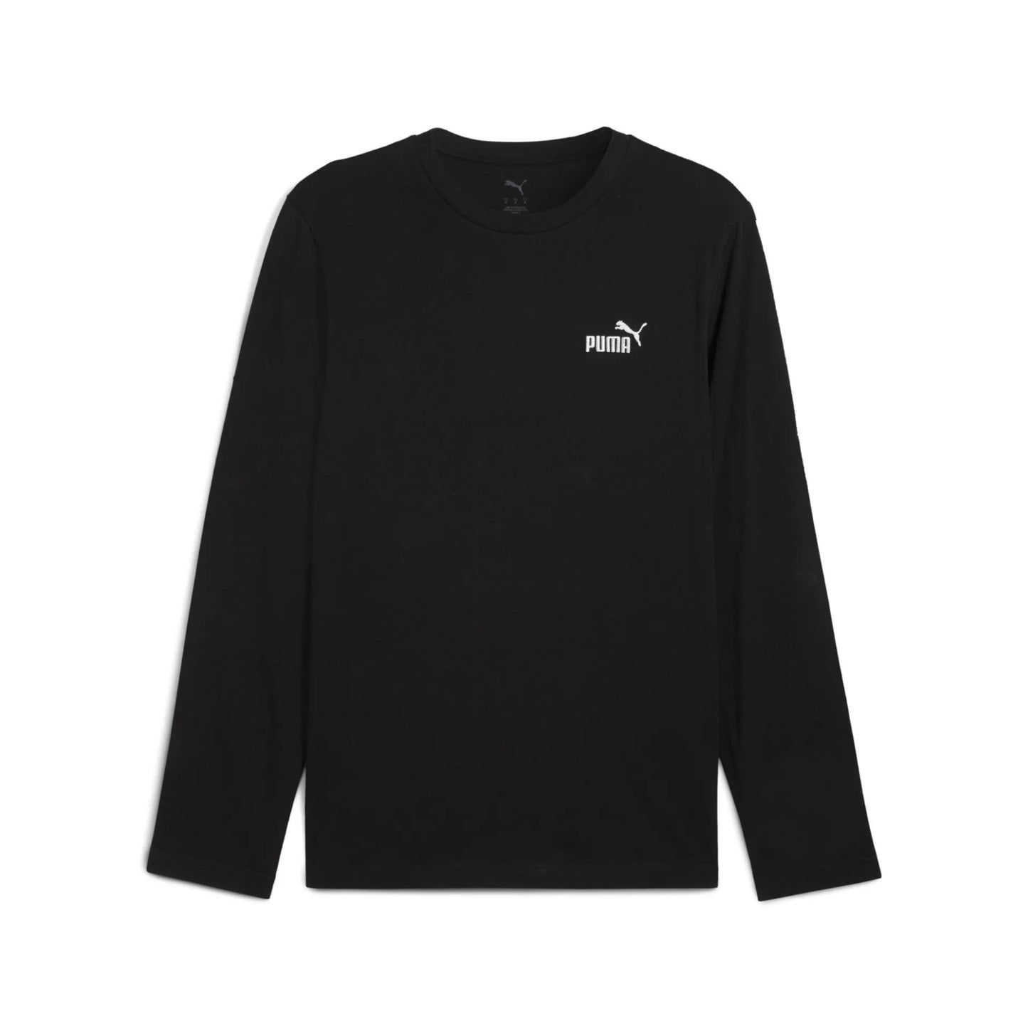 PUMA TEE LONG SLEEVE ESSENTIAL MN BLACK (AW25)