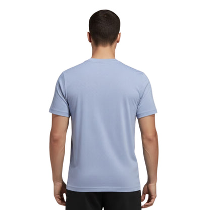 Man wearing light blue shirt 