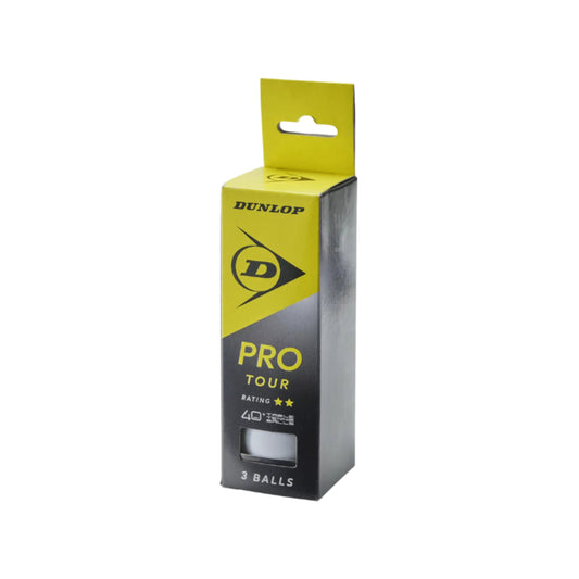 DUNLOP BALL TABLE TENNIS PRO TOUR 40+ WHITE (3)