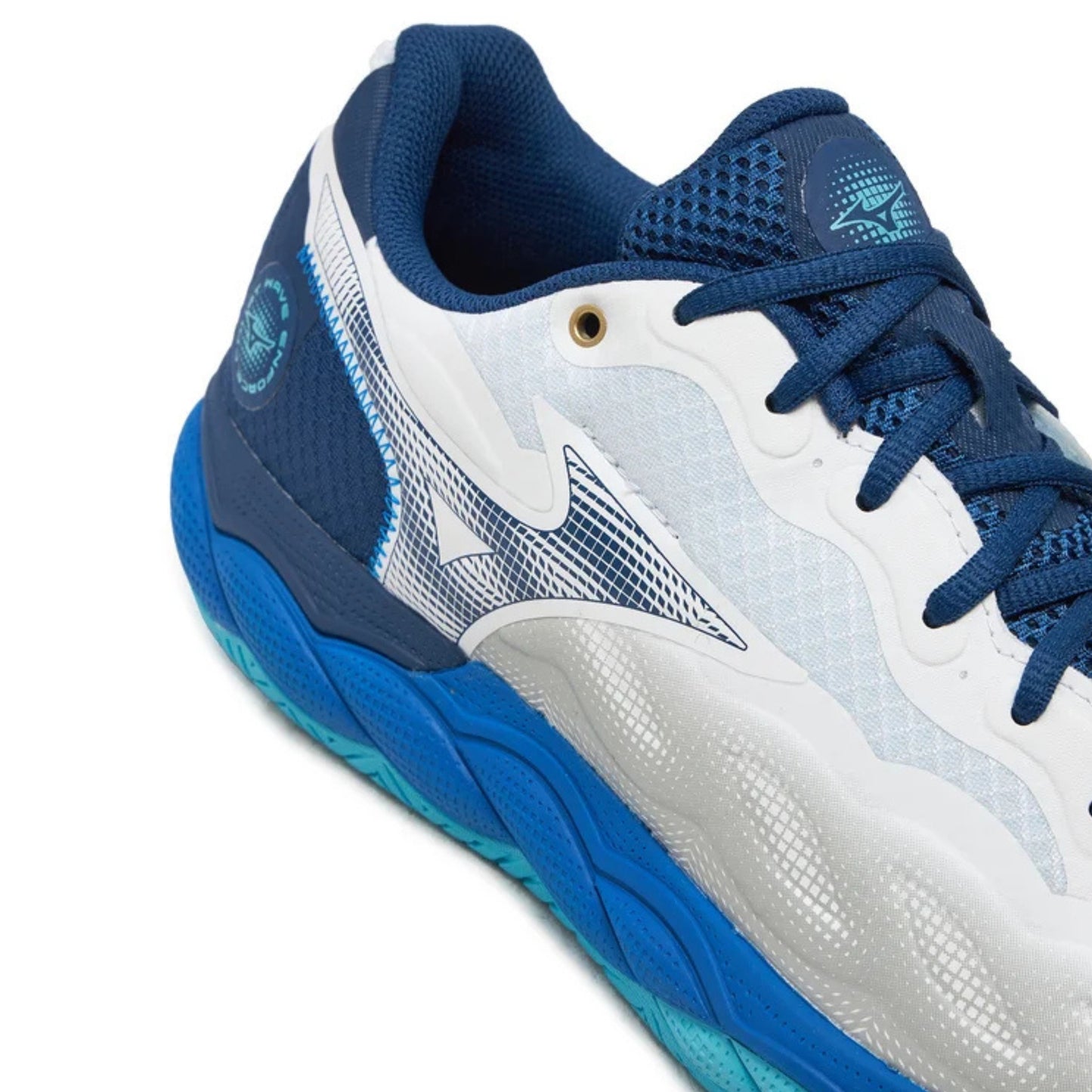 MIZUNO SHOE WAVE ENFORCE COURT WHITE/ESTATE BLUE (AW24)
