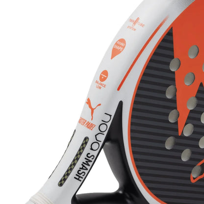 Puma padel on it's side with information and nova smash on the side